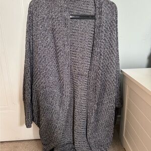 SHEIN Heathered Gray Women's Cardigan